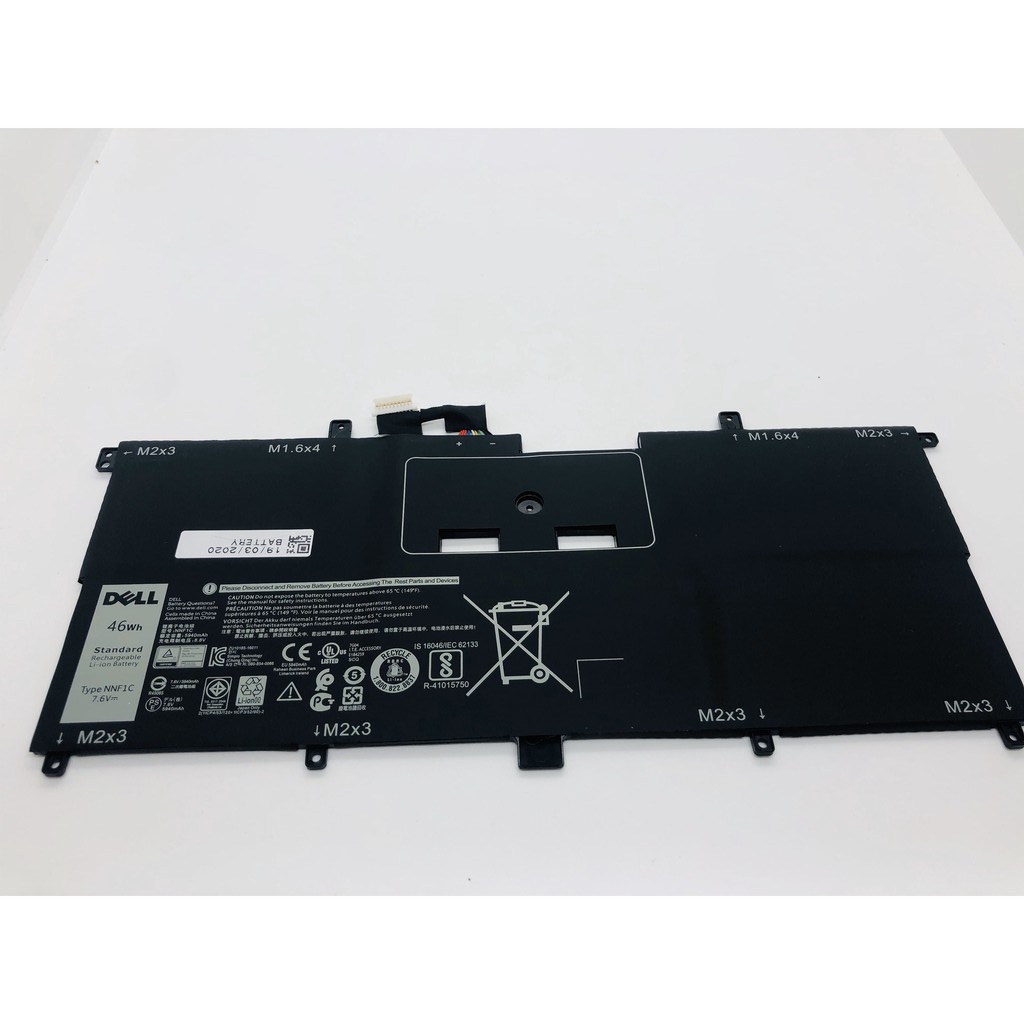 Pin Dell XPS 13 9365 mã pin NNF1C – Hàng Zin logo D.ell – Có Video chi tiết