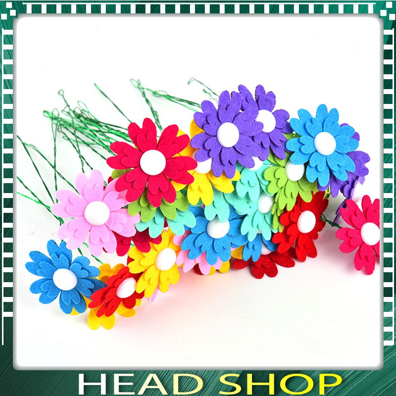 Bộ làm hoa handmade, làm hoa thủ công mỹ nghệ phát huy sự khéo léo sáng tạo HEADSHOP