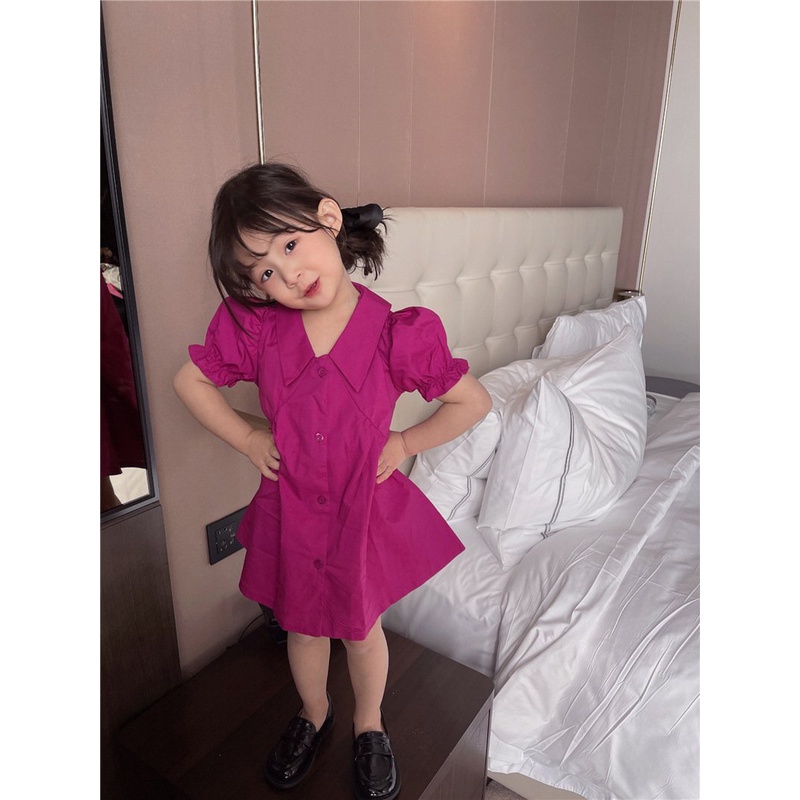 Đầm bé gái hoa siêu xinh_kho chỉ bán sỉ