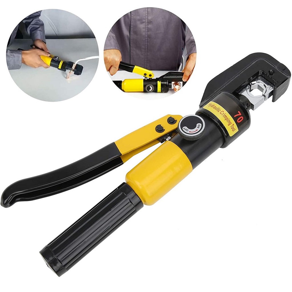 Kìm bấm cos thủy lực YQK-70 kìm ép cốt thủy lực YQK70