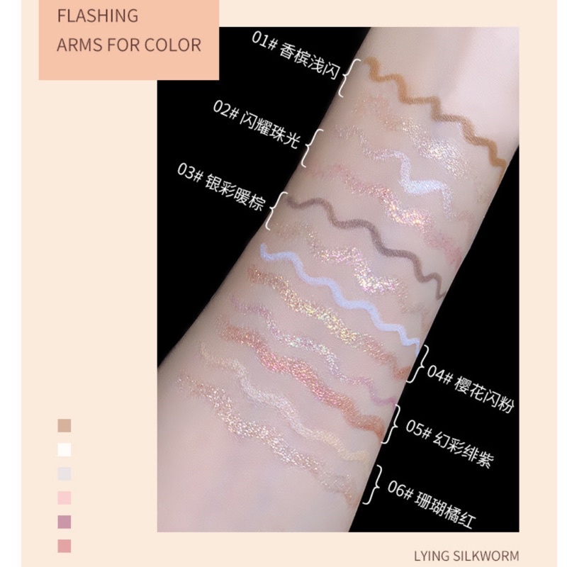 Bút kẻ mắt, bút nhũ, highlight Novo hai đầu tiện lợi - lâu trôi, chống nước, nét mãnh