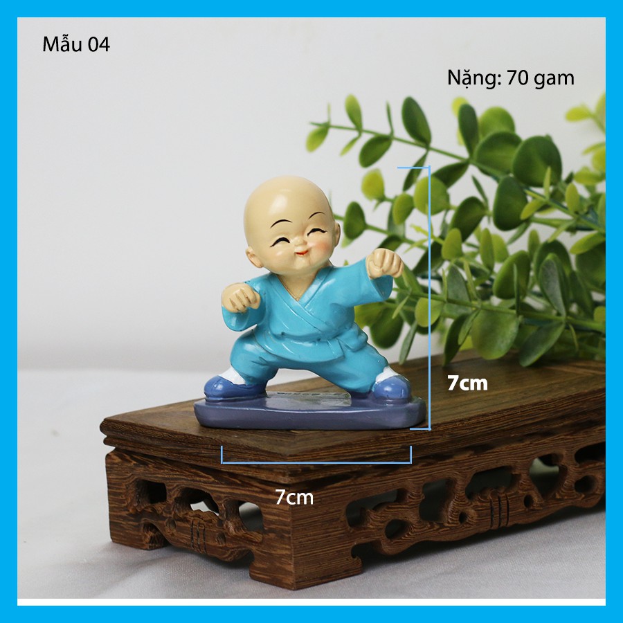Bộ tượng tứ không - Bộ tượng chú tiểu cute - Bình an, sức khỏe - Hiên Nhà | BigBuy360 - bigbuy360.vn