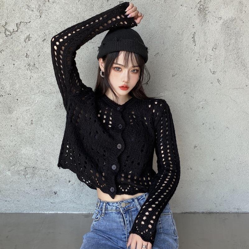 Áo Khoác Cardigan Dệt Kim Phong Cách Hàn Quốc Xinh Xắn Cho Nữ | BigBuy360 - bigbuy360.vn