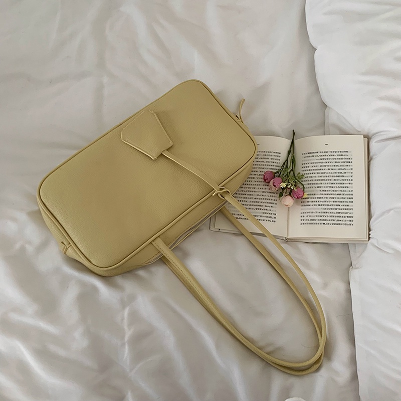 Túi Đeo Vai Cỡ Lớn Có Khóa Kéo Phong Cách Hàn Quốc Thời Trang Cho Nữ