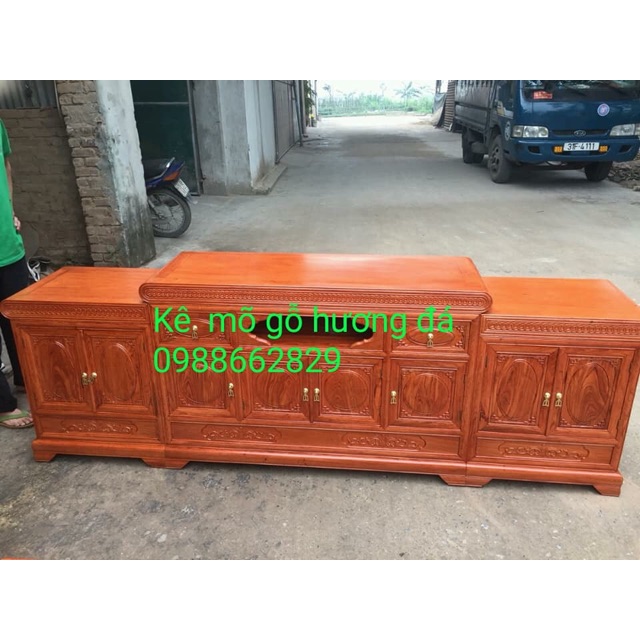 Kệ mõ gỗ hương đá 2m2