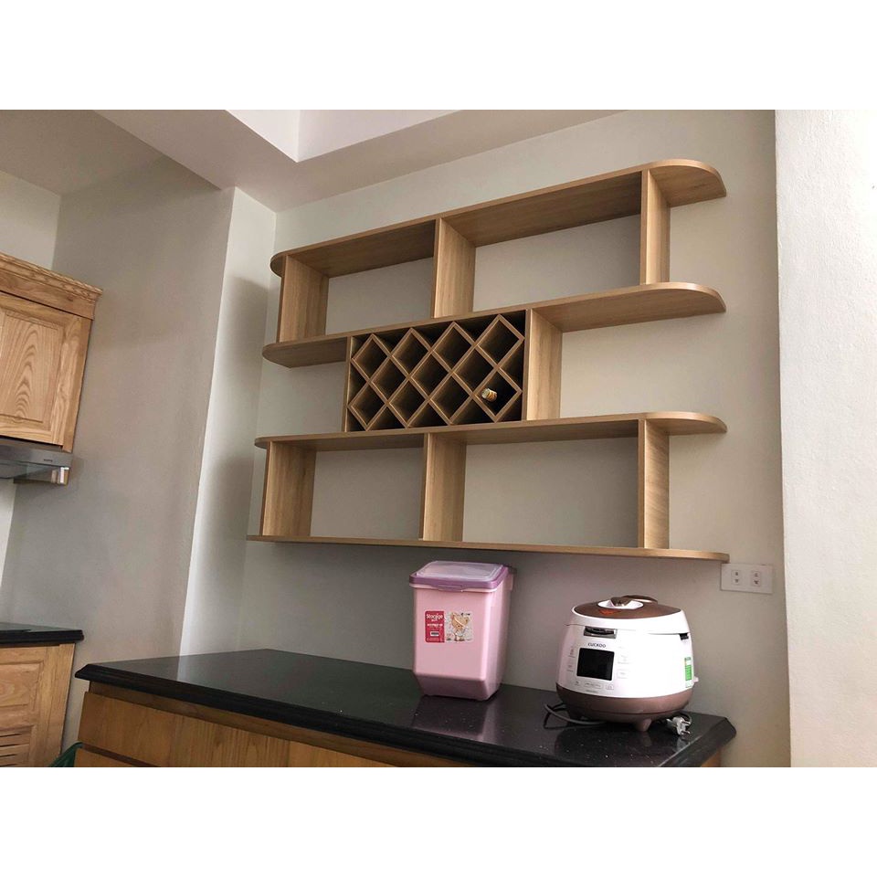 Kệ Treo Tường Bằng Gỗ MDF Cao Cấp Thương Hiệu IGA  - GP46