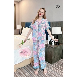 Đồ bộ pijama mặc nhà mặc ngủ LỤA MANGO 60-80kg