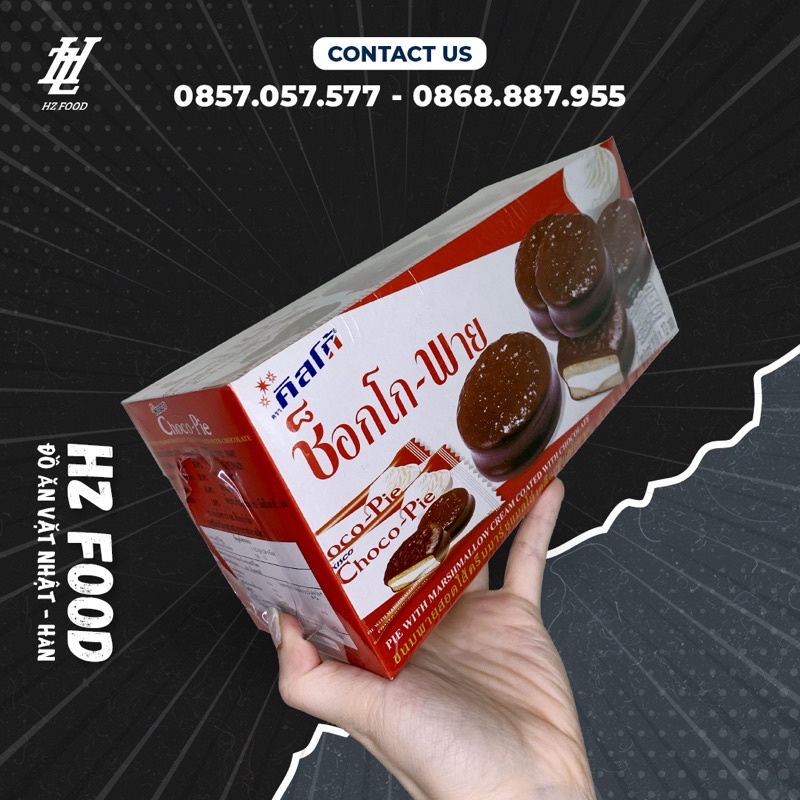 Bánh chocopie Kisco Thái Lan (bán theo hộp 12 cái)
