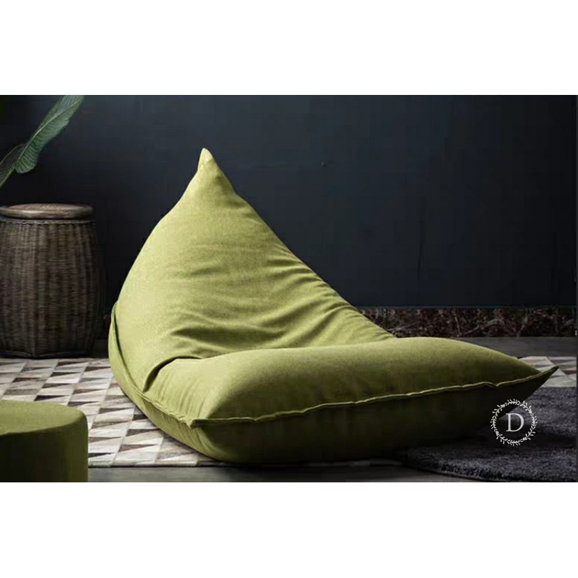 Ghế tam giác - vải thô cao cấp - Beanbag hình tam giác mang lại cảm giác thư giãn, nghỉ ngơi- Thích hợp với phòng đọc