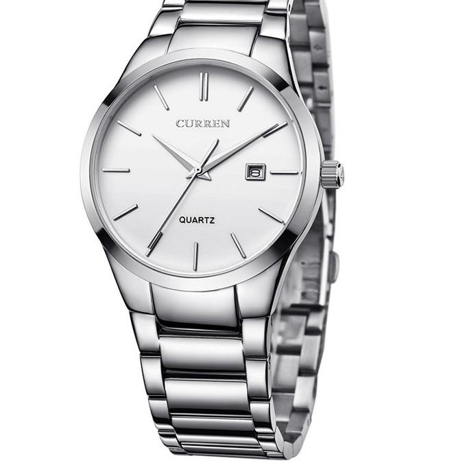 ✔️Đồng Hồ Analog Máy Quartz Curren 8106 Chất Liệu Thép Không Gỉ|Sq9