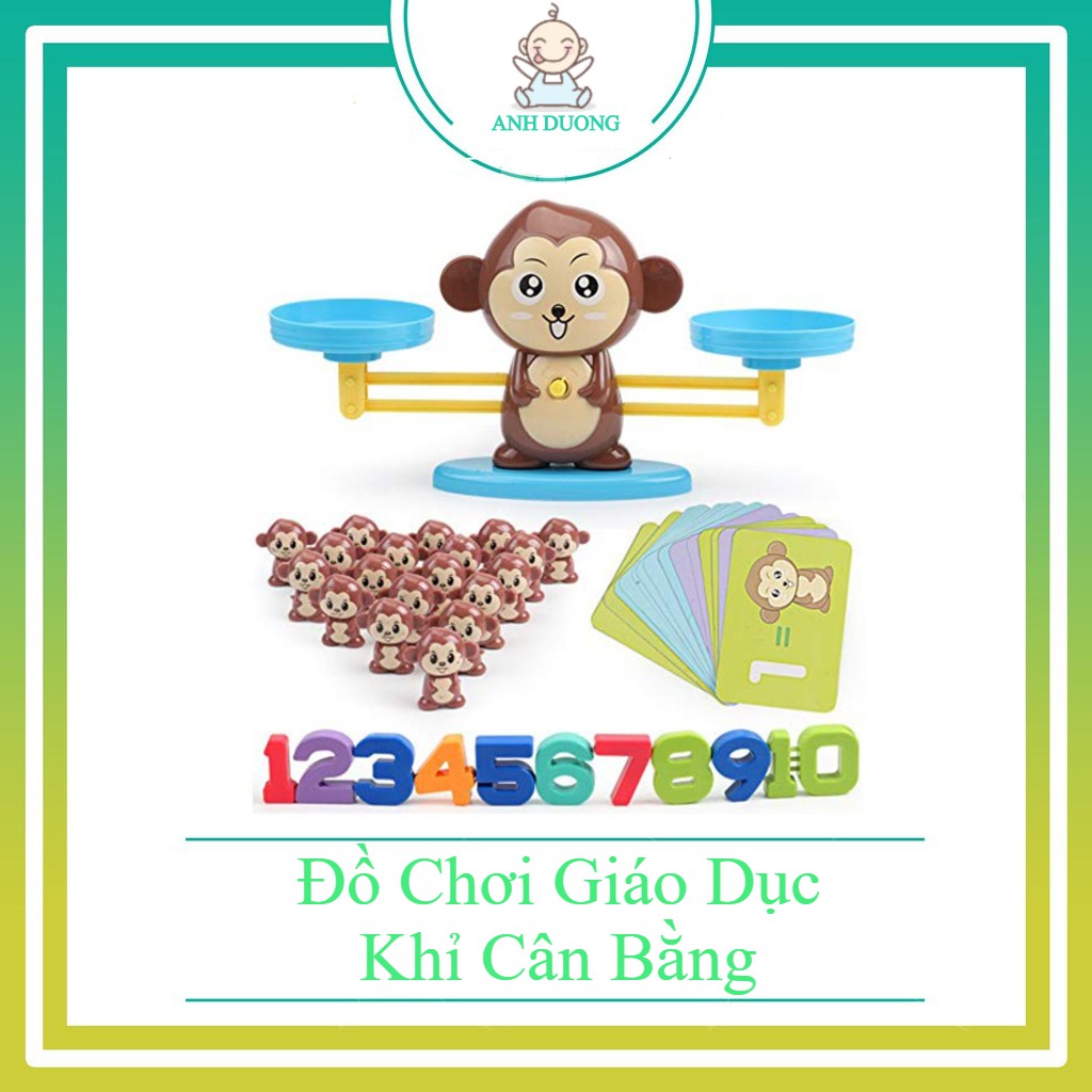 ĐỒ CHƠI KHỈ CÂN BẰNG- PHÁT TRIỂN TƯ DUY TOÁN HỌC CHO BÉ