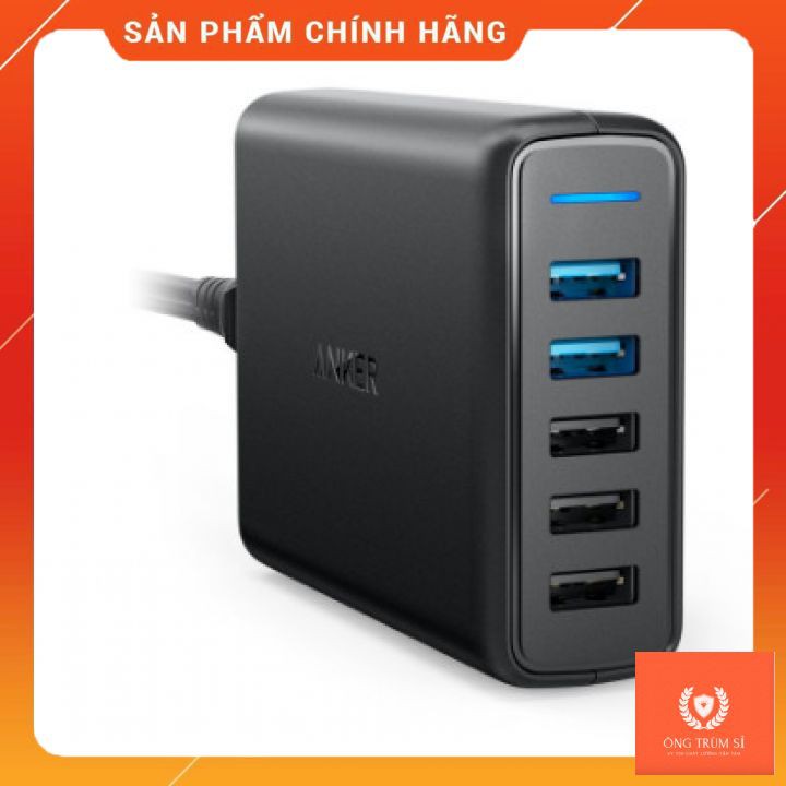 Adapter Sạc nhanh 5 cổng USB Anker A2054