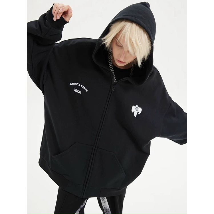 (HCM) ÁO KHÓAC NỈ FORM RỘNG HÌNH IN THÊU PHONG CÁCH HÀN QUỐC UNISEX SIÊU ĐẸP CHO CÁC BẠN KOKO MI FASHION