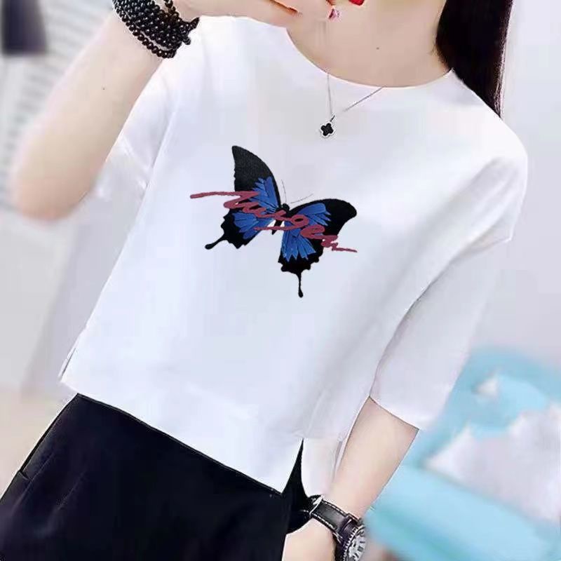 Áo Thun Ngắn Tay Dáng Rộng Thời Trang Dành Cho Nữ
