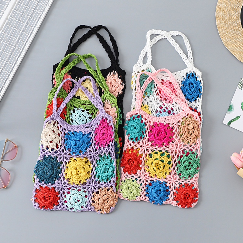 Túi Xách Đan Len Phong Cách Đồng Quê Thời Trang Cho Nữ