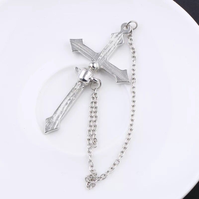 Bông tai dạng dài hình chữ thập độc đáo