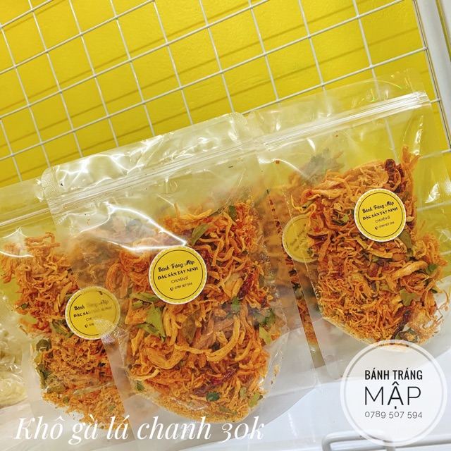 Khô gà lá chanh túi zip 100g Mạnh Hùng | BigBuy360 - bigbuy360.vn