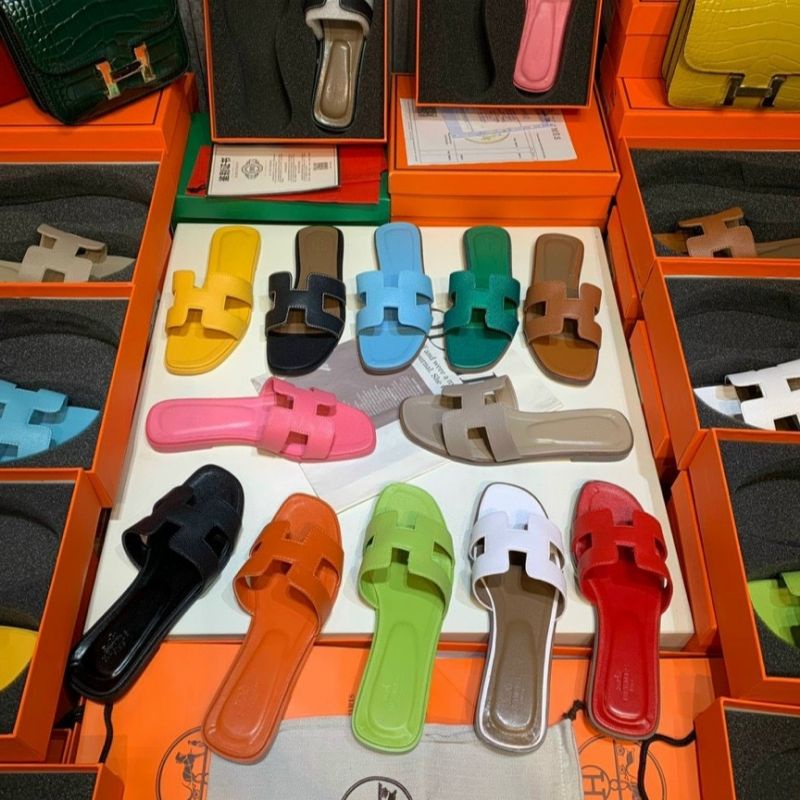 (VIDEO) Dép Nữ Hm Da Sần Chuẩn Loại 1 Fullbox Bill Túi Cao Cấp.