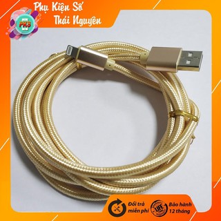Dây sạc iphone dài 2m,dây sạc android dài 2m bọc dù siêu bền