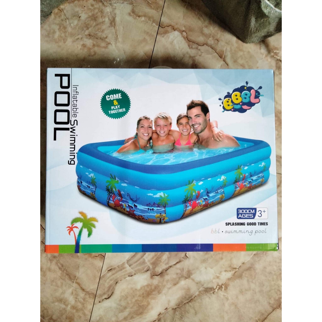 Bể Bơi Cỡ Lớn Khổng Lồ , Hổ Phao 3 Tầng 3M và 2.6M Cho Cả Nhà