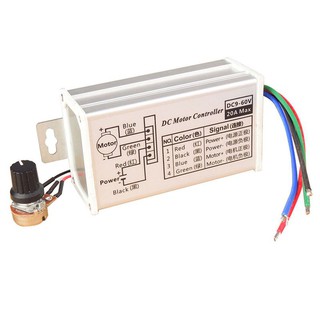 Bộ điều khiển tốc độ động cơ bước 12V 24V Max 20A PWM DC