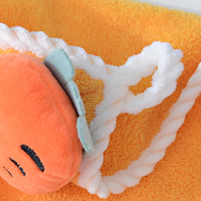 Khăn Lau Tay Bằng Vải Nhung San Hô Mềm Mại Nhanh Khô Thấm Hút Tốt In Họa Tiết Hoạt Hình Đáng Yêu Cho Bé