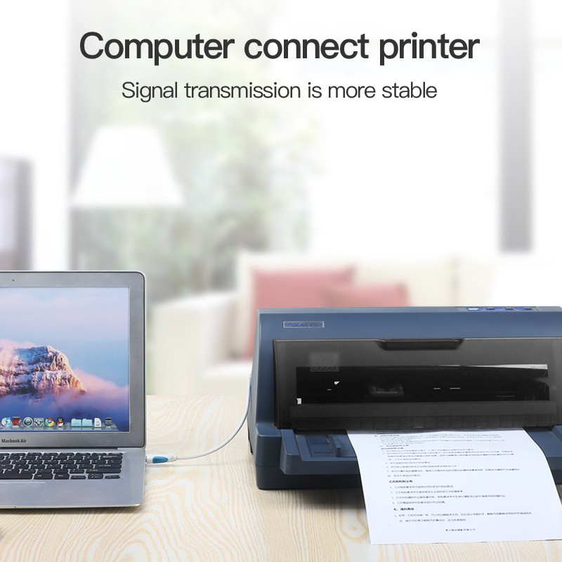 Cáp máy in USB 2.0 truyền dữ liệu tốc độ cao hiệu Vention