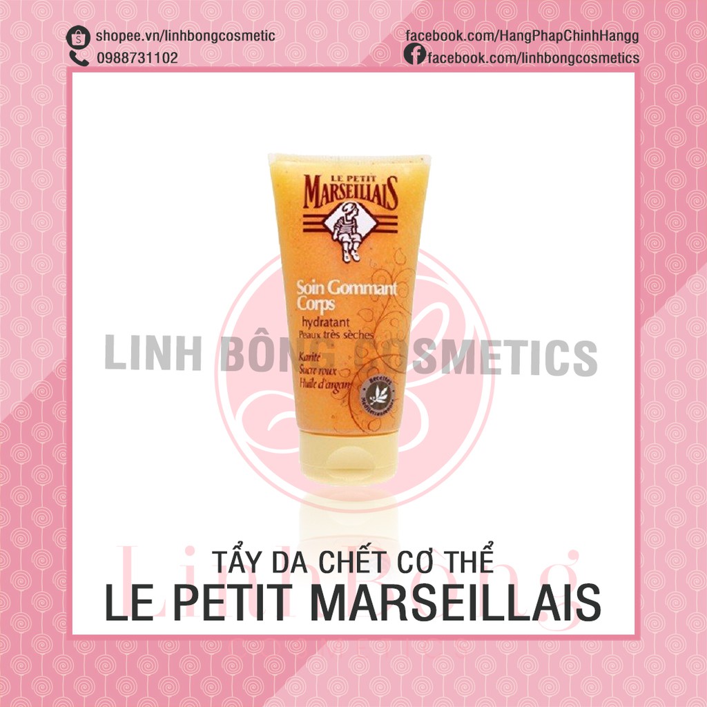 (Sale 40%) TẨY DA CHẾT BODY LE PETIT MARSEILLAIS 150ML