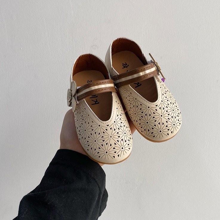 Giày Búp Bê Chống Trượt Hàn Quốc Cho Bé Gái