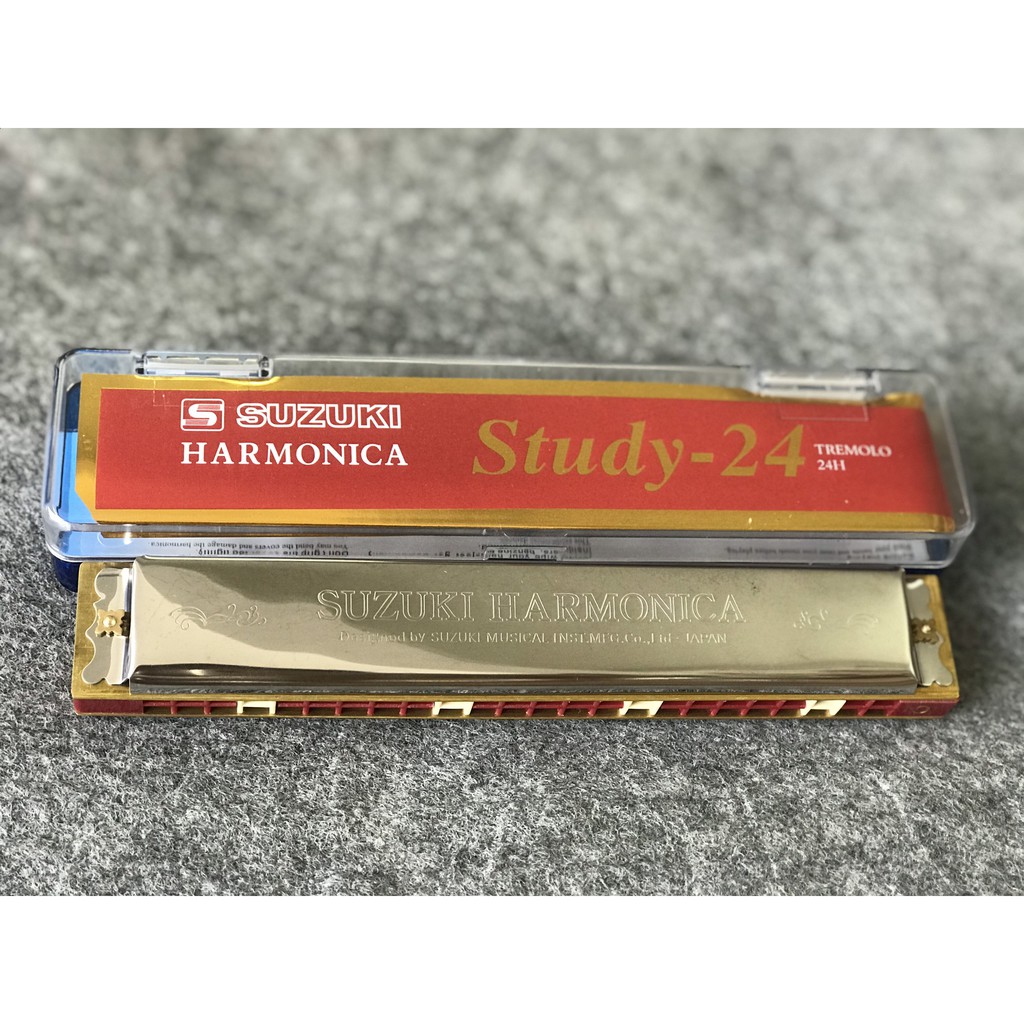 Kèn harmonica Suzuki Study-24 tremolo 24H