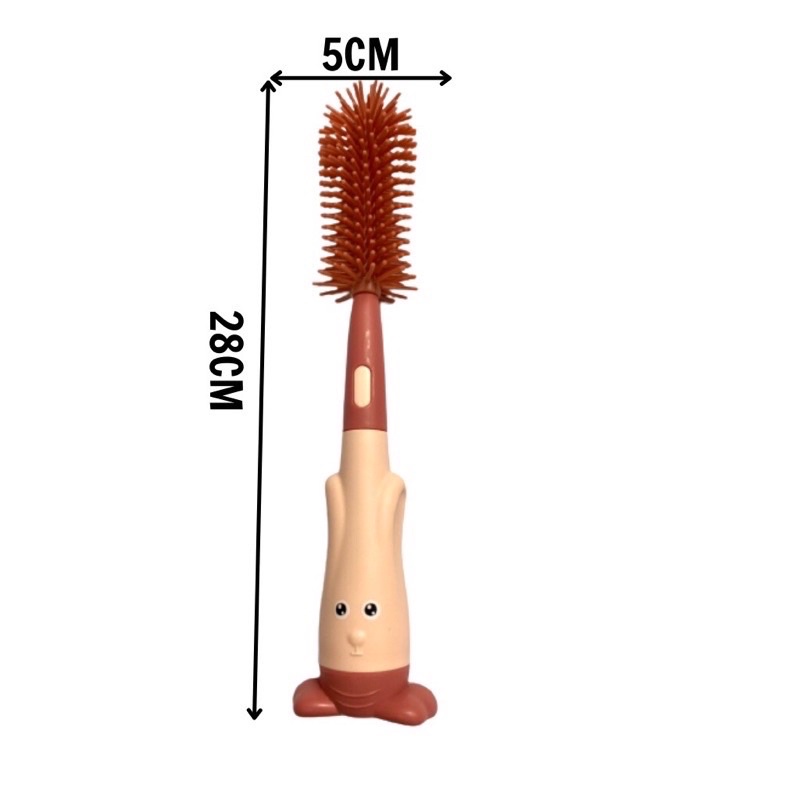 Bộ Cọ Bình Sữa Bình Nước 3 in 1 Silicon Cao Cấp