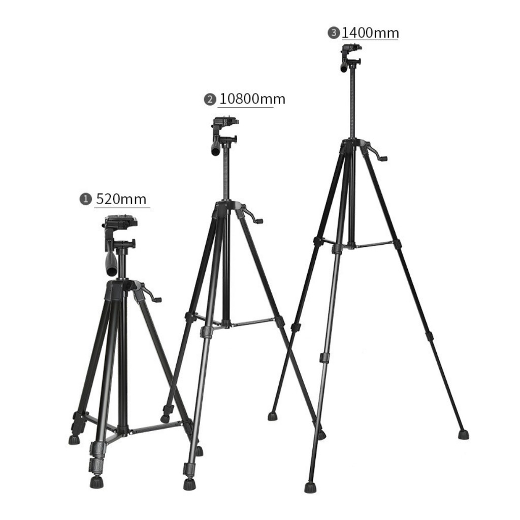 Tripod Điện Thoại Máy Ảnh Chụp Ảnh Quay Video Chuyên Nghiệp - Giá Đỡ Điện Thoại 3 Chân Chắc Chắn