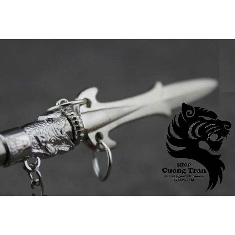 Mô hình móc khóa Trường Thương Triệu Tử Long