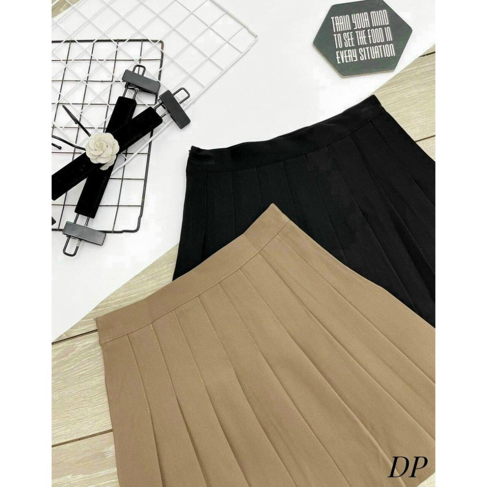 Chân váy tenis màu Tây hot Chân váy xếp li dáng xoè kaca CV0001 hihishophaha