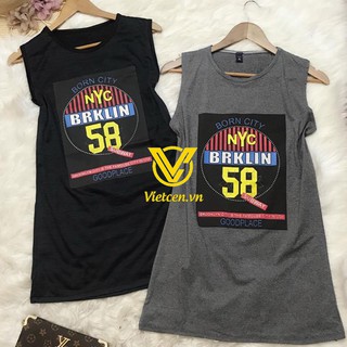 Váy thụng thể thao sát nách-VC
