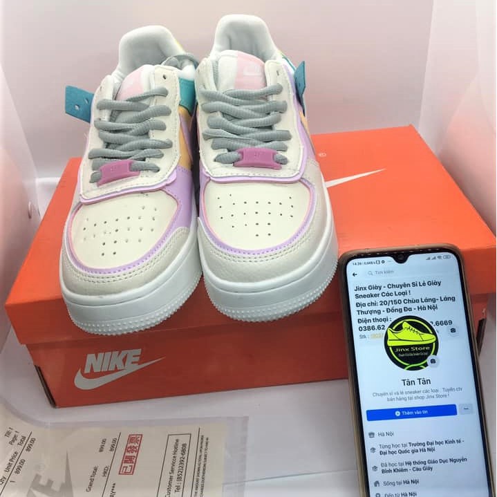 [Hot trend ] Giày sneakers AF1 shadow 7 màu - Jinx Store | BigBuy360 - bigbuy360.vn