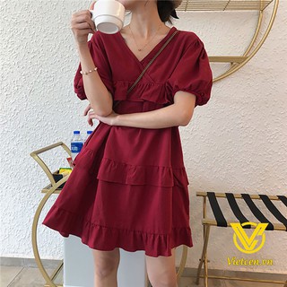 Váy baby doll tầng ( Có ảnh thật + video )