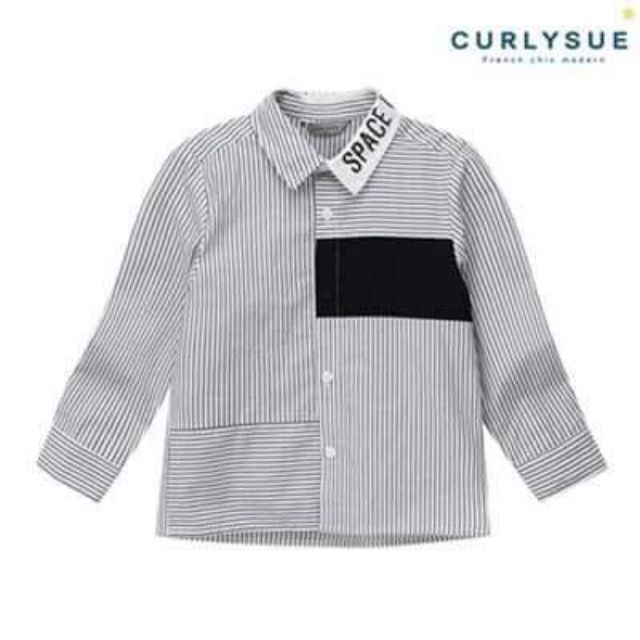 Áo Sơ Mi Bé Trai Curlysure Hàn Quốc