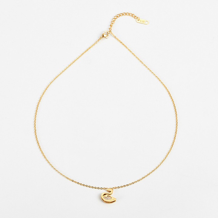 Dây Chuyền Thiên Nga Titan Ko Đen Cao Cấp TT 2078 - TT 2078