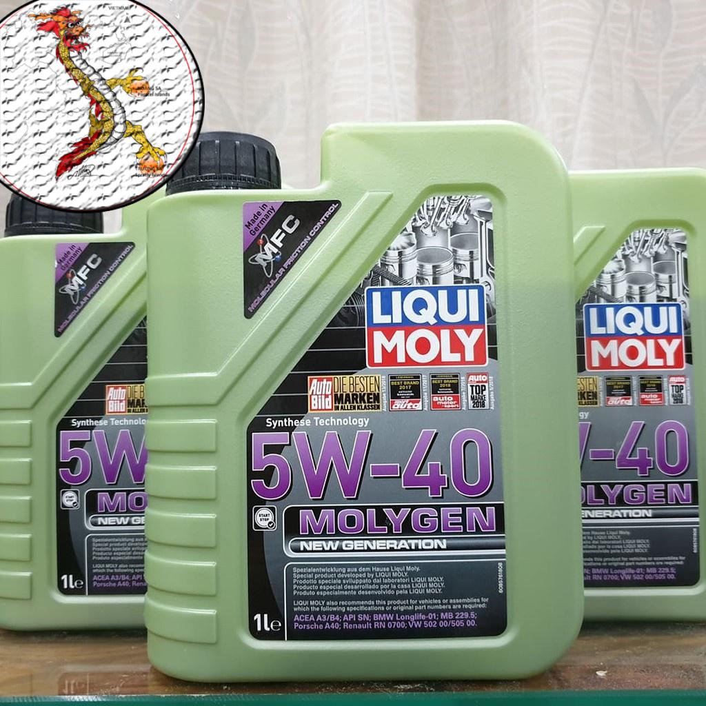 [Ảnh thật]Dầu Nhớt Xe Tay Ga Liqui Moly 5w40 MolyGen 1L, nhớt tay ga liqui 5W40 khách tùy chon dung tích phù hợp cho xe