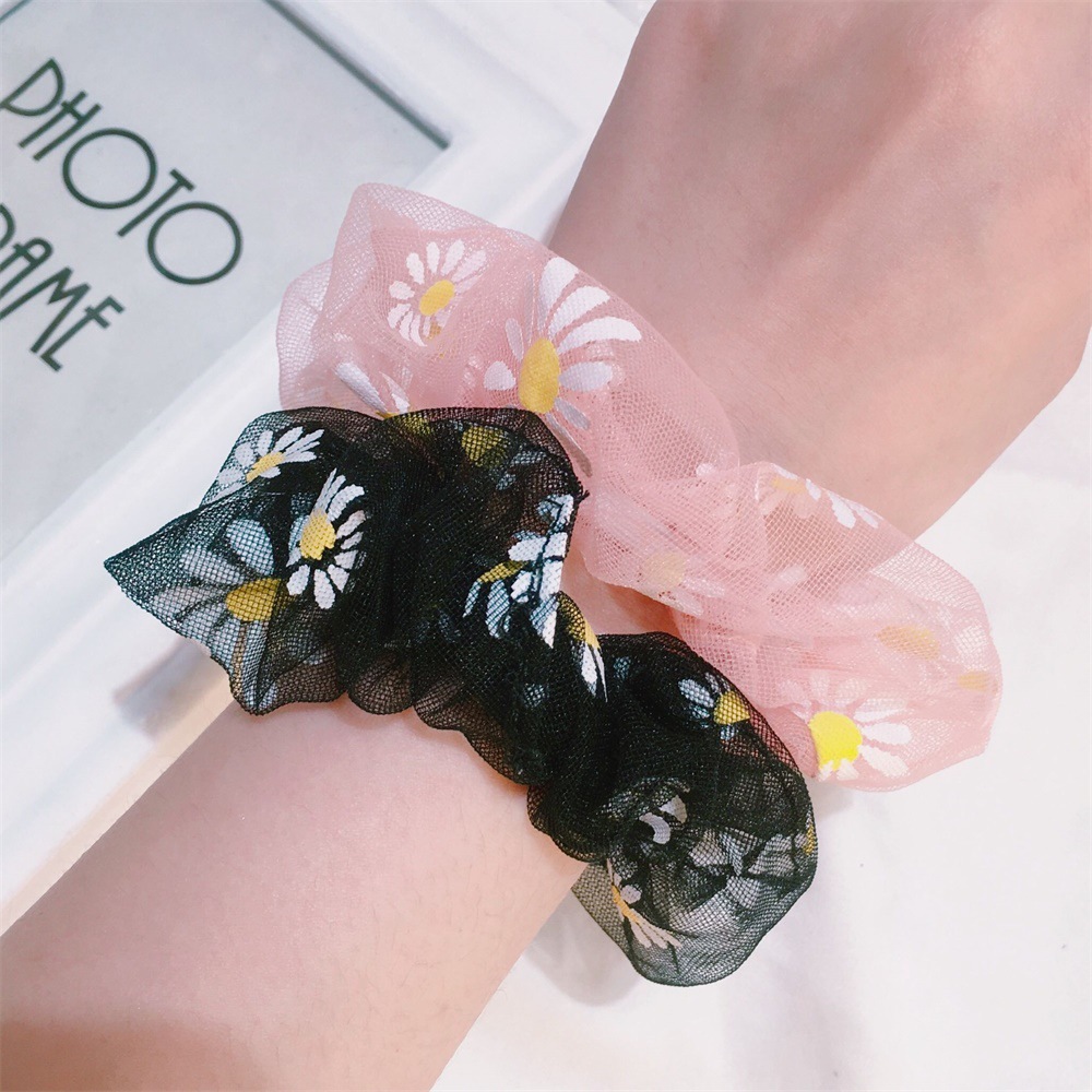 Fashion Accessories Female Fluffy Hair Chrysanthemum Headband Băng đô Headband Hair Curly Headband Korean Style Super Cute Female Headband