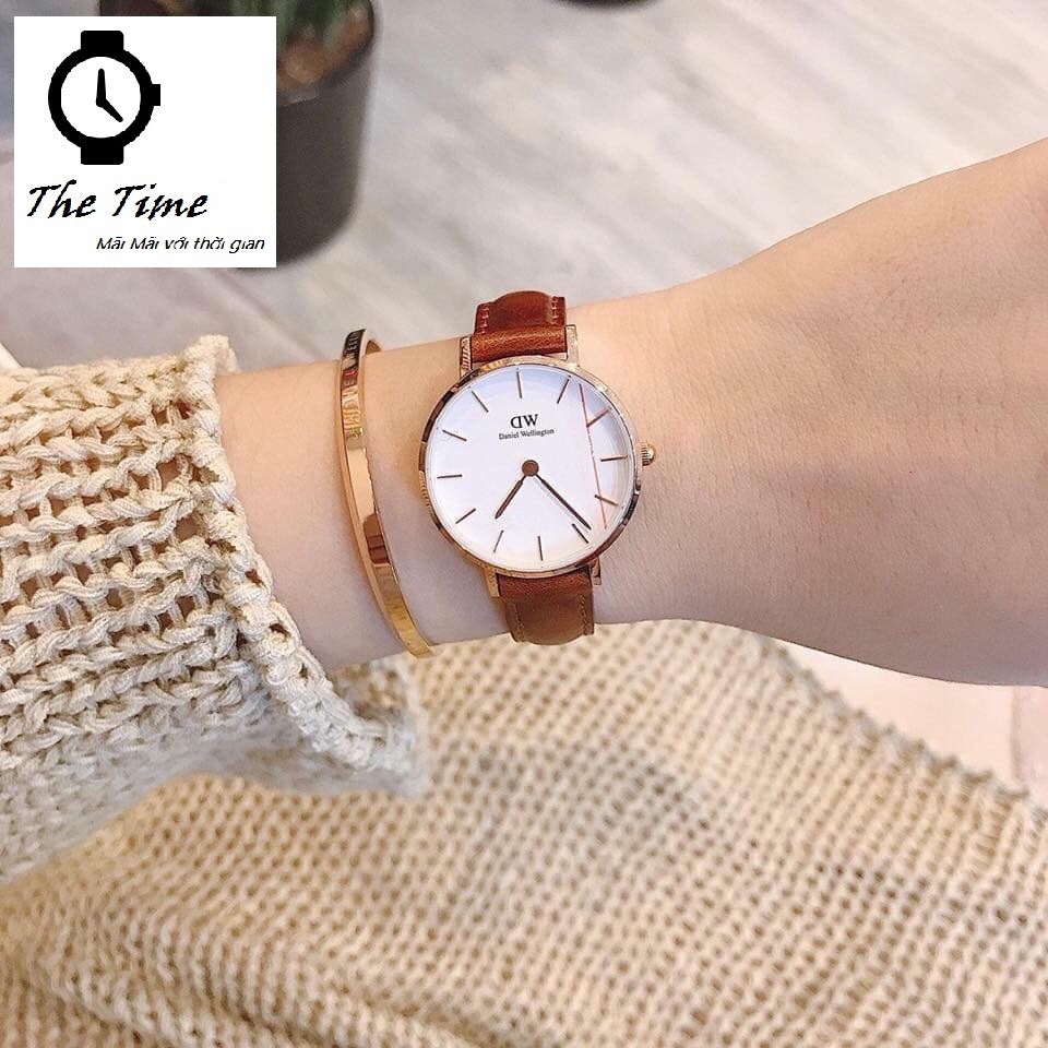 Đồng hồ dây da DW nữ 28mm-32mm Authentic - DW Classic Petite Fullbox Túi Xách ,Hộp , Sách Hướng Dẫn , thẻ, tag check cod | BigBuy360 - bigbuy360.vn