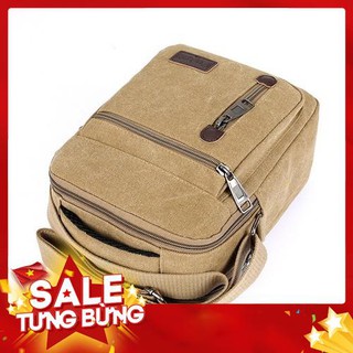Túi đeo chéo nam vải bố canvas LKSTORE C2009 -Hàng nhập khẩu
