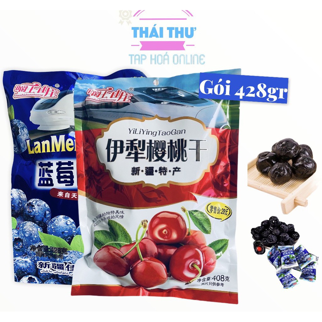 Ô Mai Cherry/Việt Quất Túi 408g