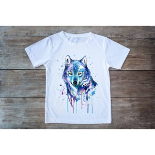 Áo thun in chó Sói cực đẹp