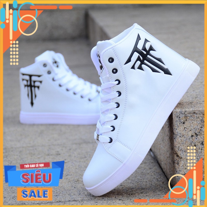 Giày nam GC205 - Giày cao cổ nam trắng thể thao nam sneaker siêu hot, dáng đẹp, da PU cao cấp Hotrend mới nhất | BigBuy360 - bigbuy360.vn