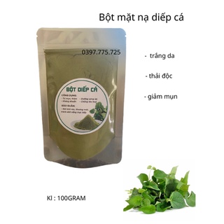 100gram bột mặt nạ diếp cá nguyên chất