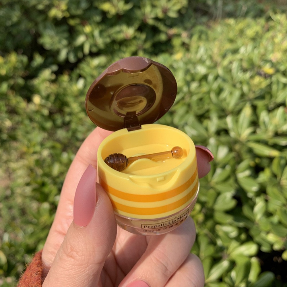 🌈🍓🍯 Mặt Nạ Ngủ Son Dưỡng Môi Propolis Lip Mask Chiết Xuất Mật Ong Rừng, Nha Đam Giúp Môi Mềm Mịn, Giảm Thâm , Nứt Nẻ | BigBuy360 - bigbuy360.vn