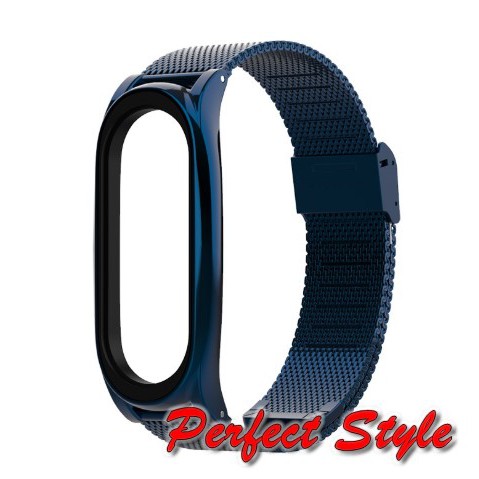Dây đeo kim loại thép không gỉ Mijobs Xiaomi miband 3/ miband 4/ miband 5/ miband 6