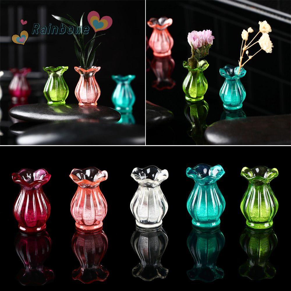 Chậu Gốm Sứ Mini Tự Làm Thủ Công Trang Trí Nhà Búp Bê Tỉ Lệ 1:12